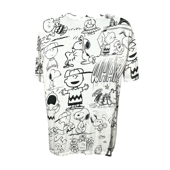 Elevenparis Peanuts Charlie Brown Snoopy Graphic T-Shirt - Picture 3 of 8